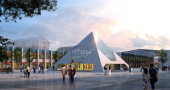 汕尾金字塔网架