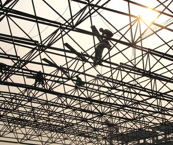 汕尾厂房网架安装